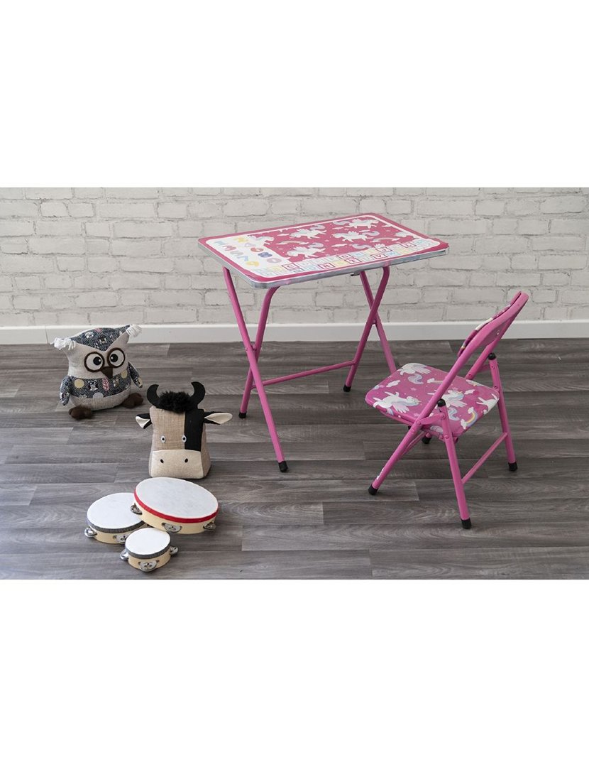 Conjunto Mesa + Cadeira Unicórnio