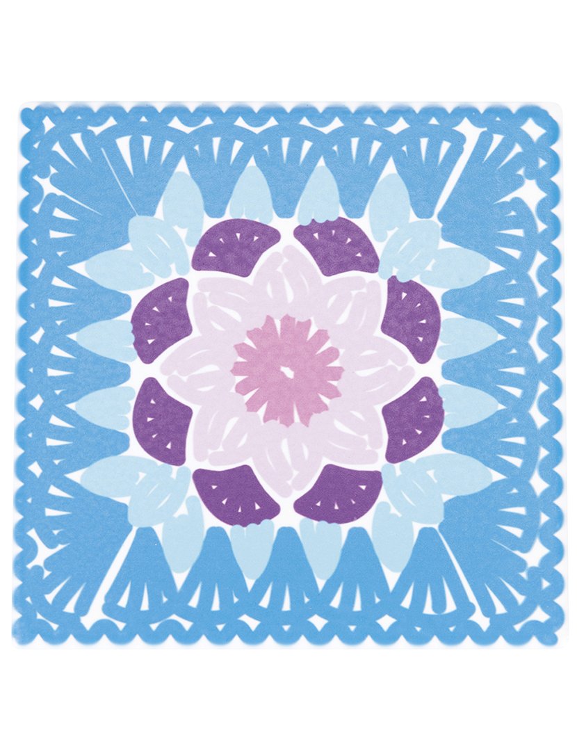 Conjunto 6 Decorações Parede Crochê