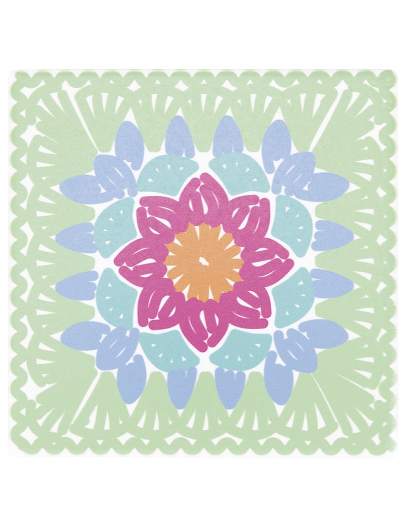 Conjunto 6 Decorações Parede Crochê