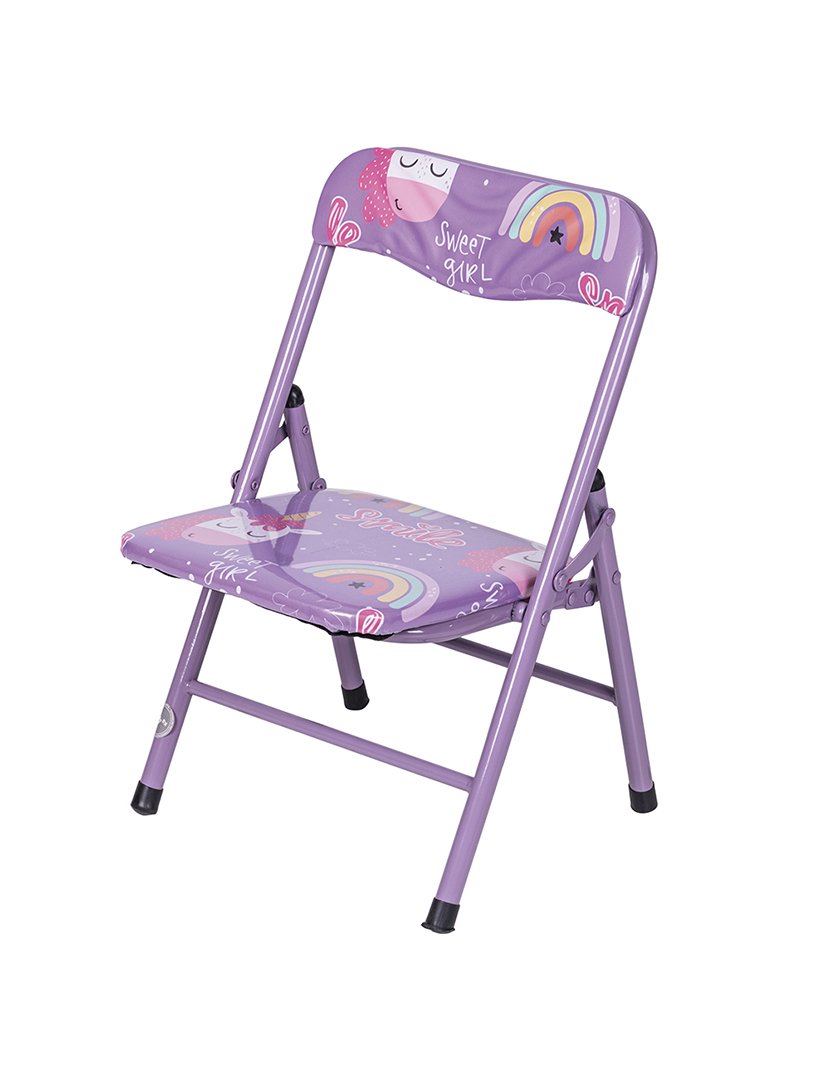 Conjunto Mesa + Cadeira Unicórnio Lilás