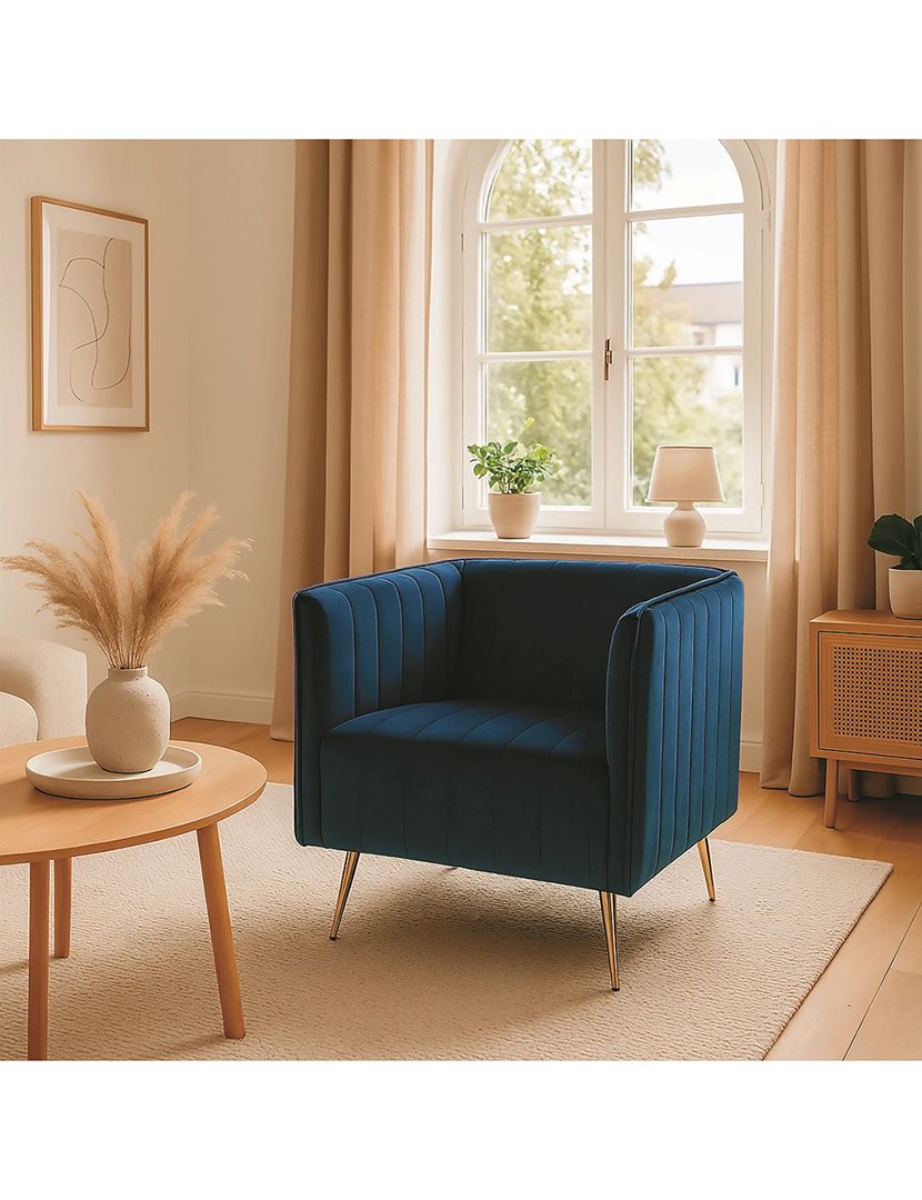 Poltrona Velvet Azul