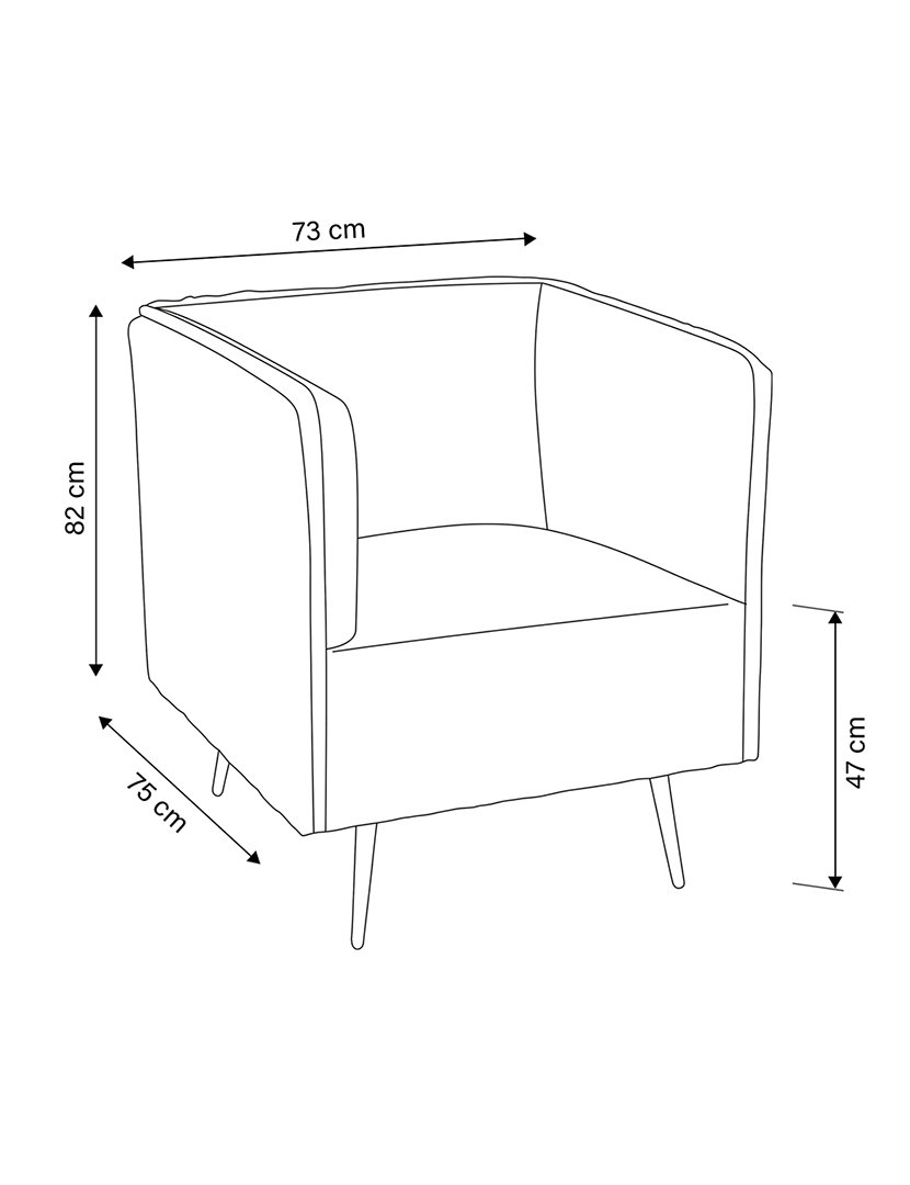 Poltrona Velvet Ameixa