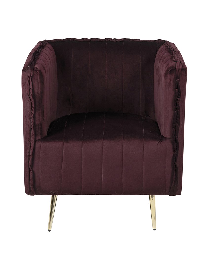 Poltrona Velvet Ameixa