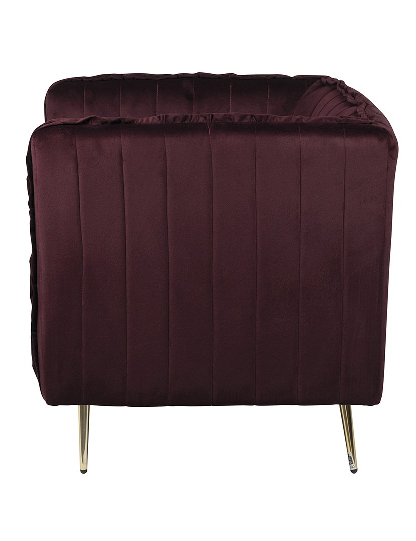 Poltrona Velvet Ameixa