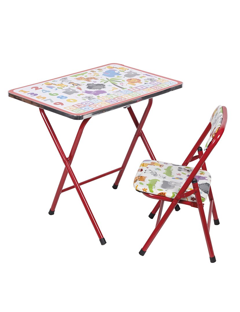 Conjunto Mesa + Cadeira Red Background