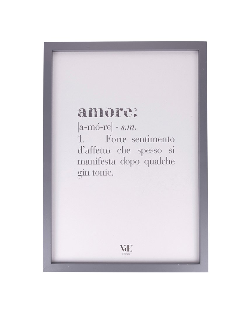 Quadro VICTIONARY "Amore" 50x70 cm