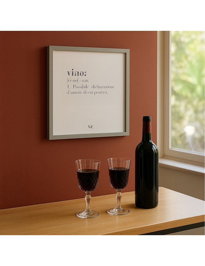 Quadro VICTIONARY "Vino" 40x40 cm