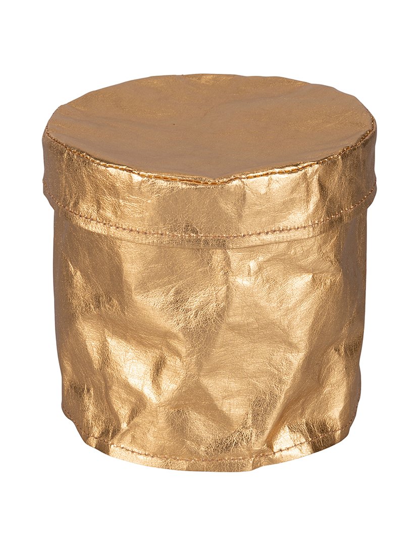 Conjunto 3 Caixas Gold Round