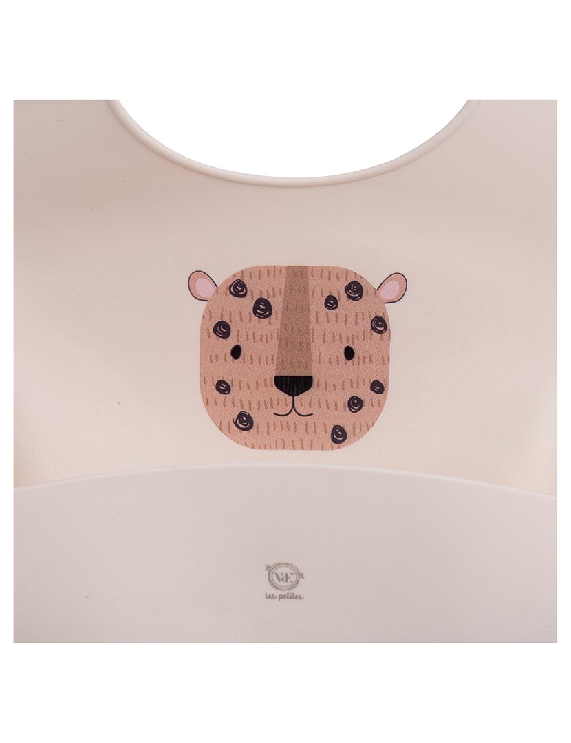 Babete LES PETITES Leopardo