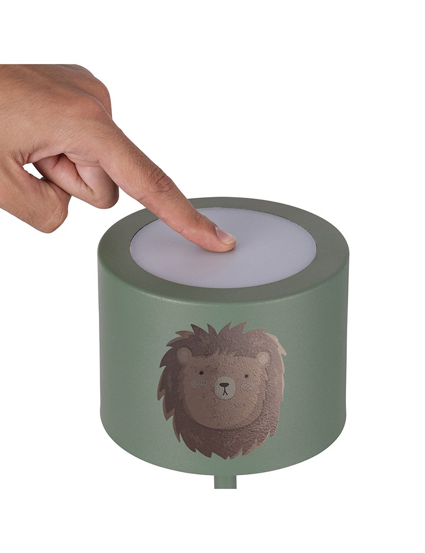 Candeeiro Mesa Kids Leão/Hipopótamo