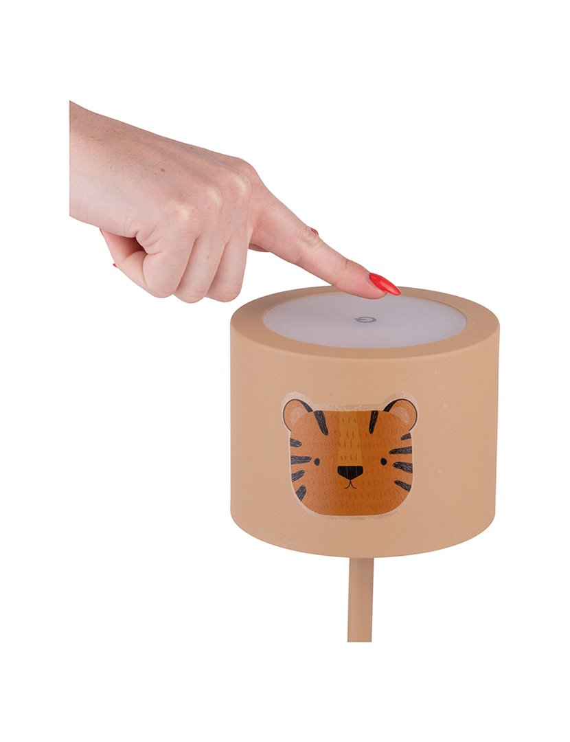 Candeeiro Mesa Kids Leopardo/Hipopótamo