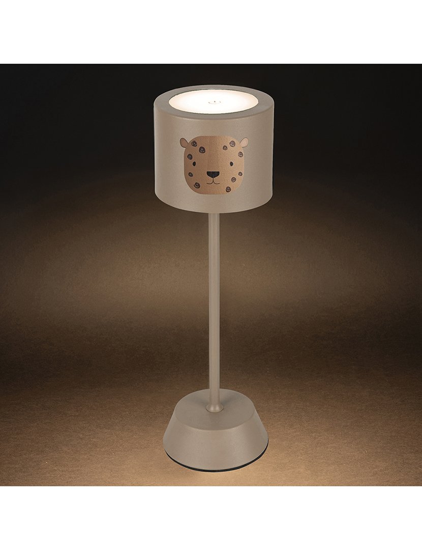 Candeeiro Mesa Kids Leopardo/Hipopótamo