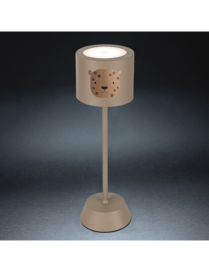 Candeeiro Mesa Kids Leopardo/Hipopótamo