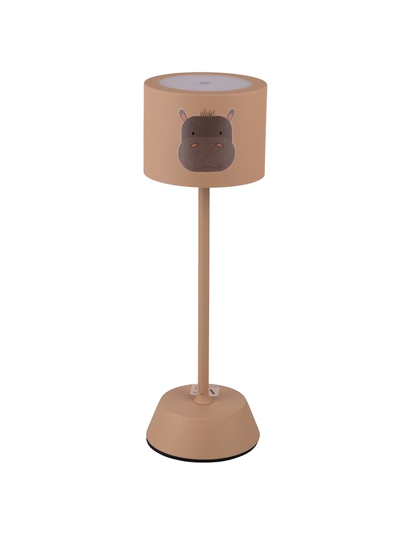 Candeeiro Mesa Kids Leopardo/Hipopótamo