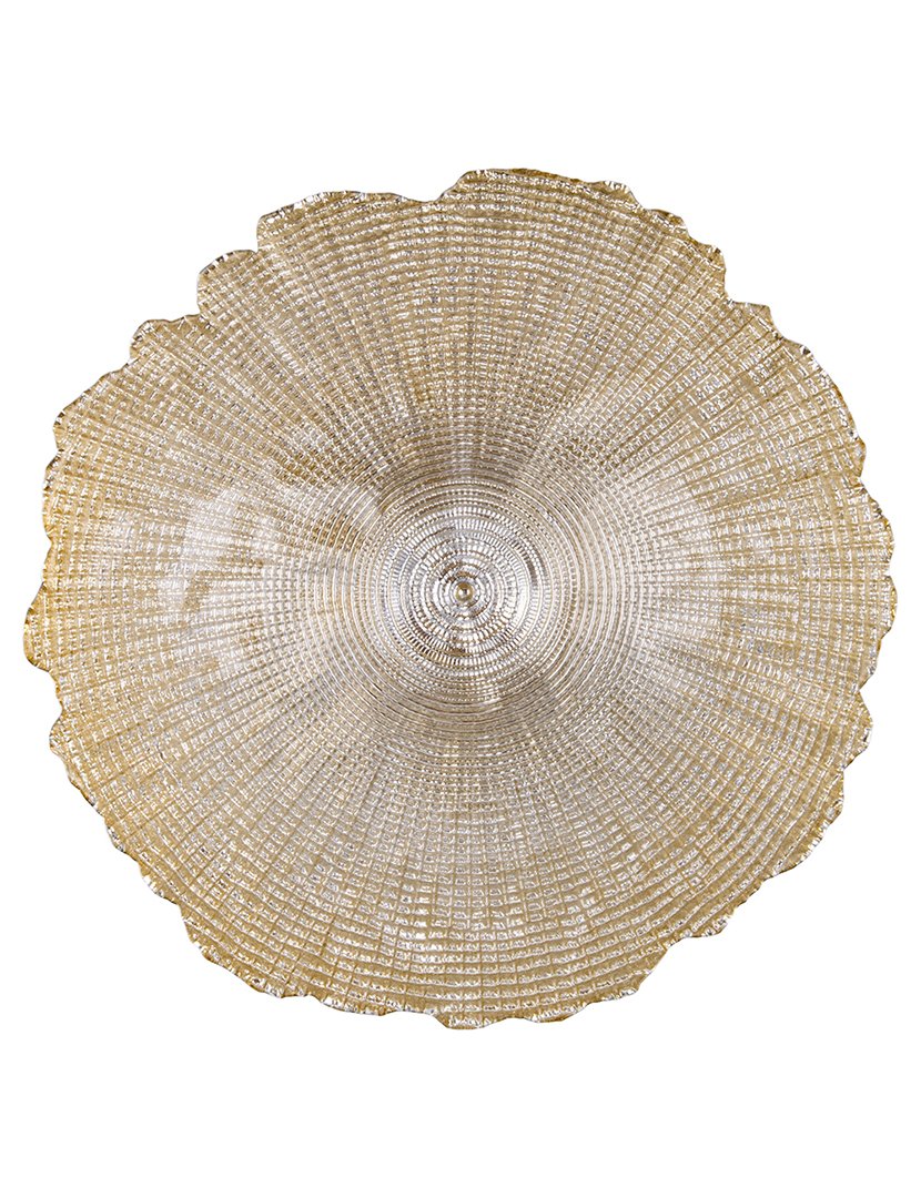 Taça Wavy Champanhe 28 cm