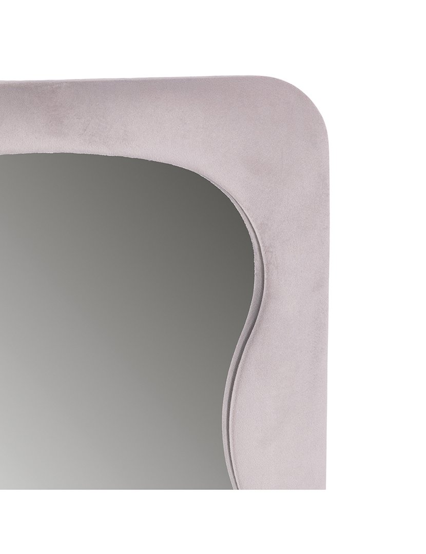 Espelho Veludo Wave Silver 170 cm