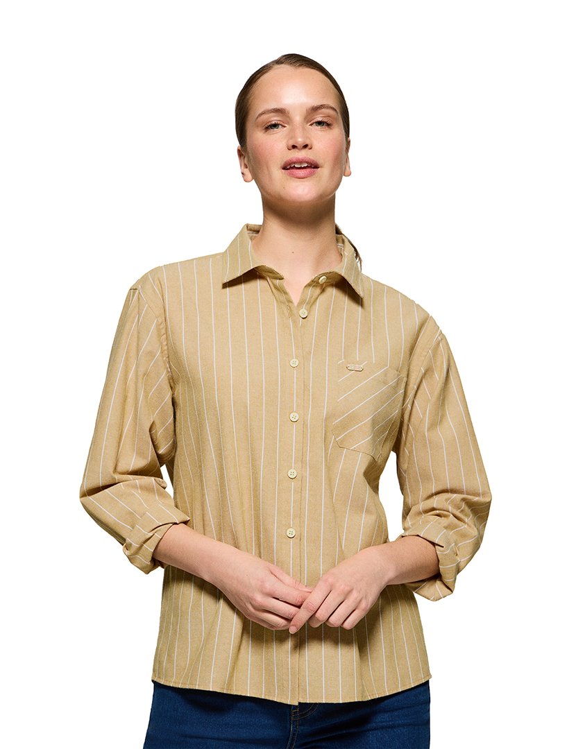 Camisa Manga Comprida Amarelo