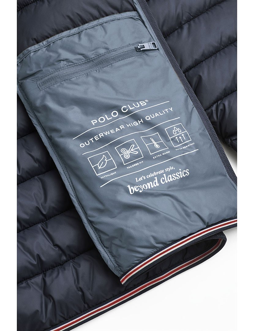 Casaco Acolchoado Azul