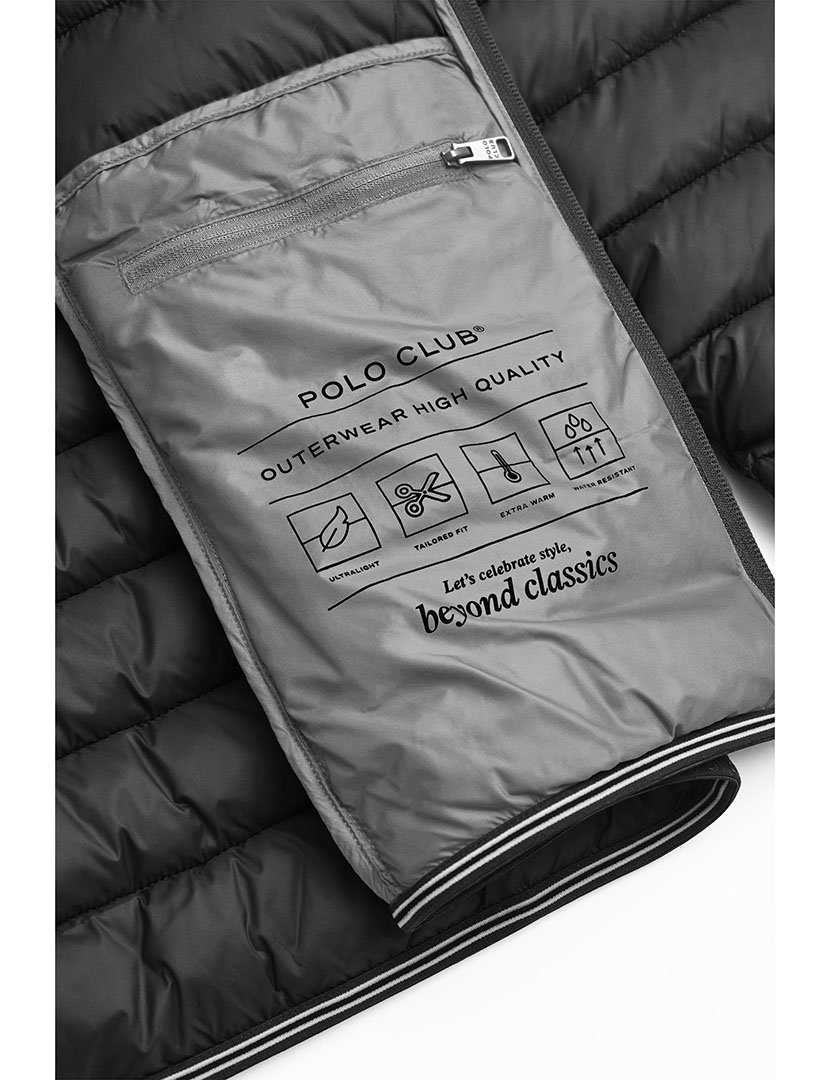 Casaco Acolchoado Preto