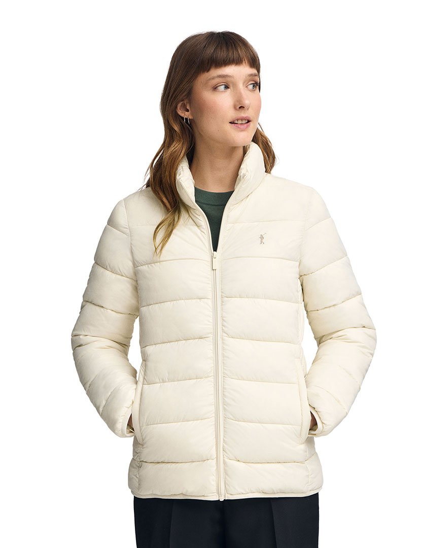 Casaco Acolchoado Salma Bege