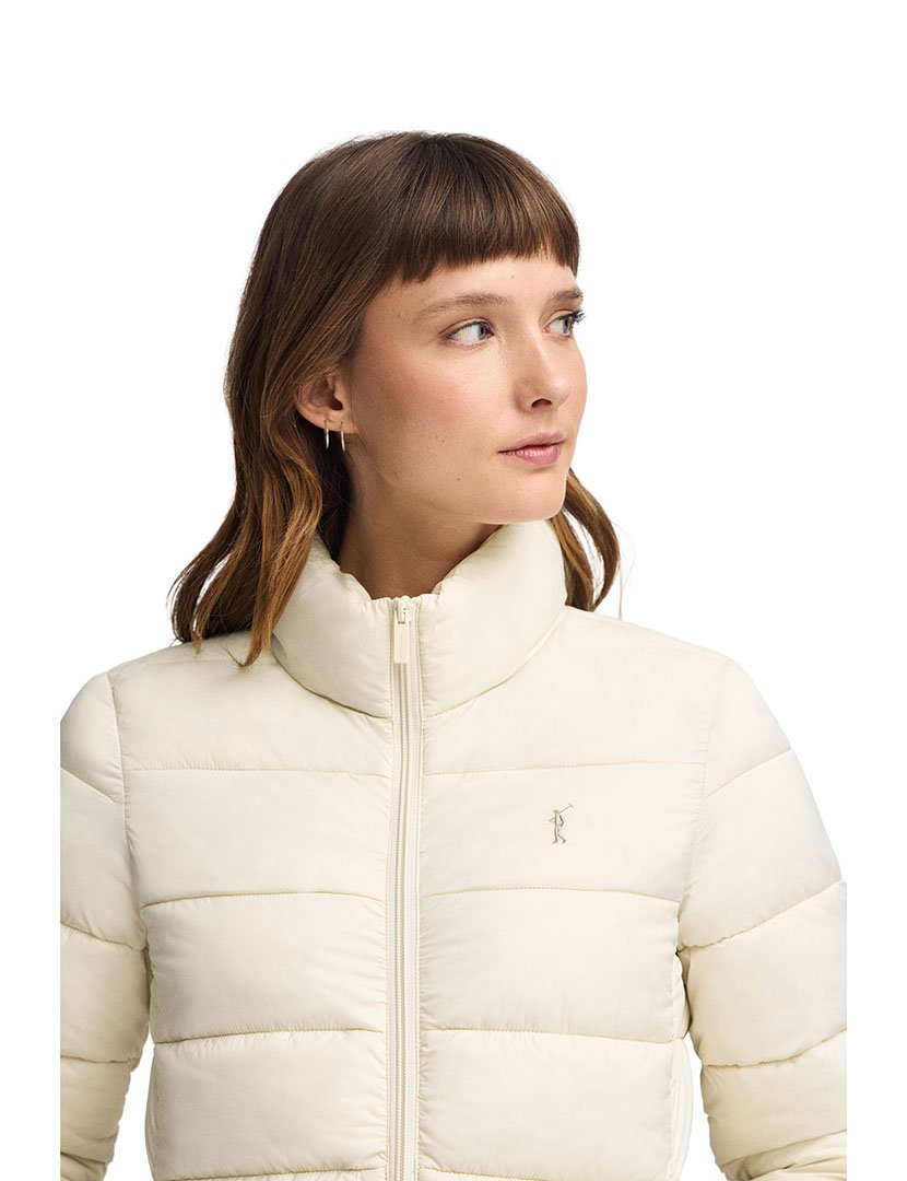 Casaco Acolchoado Salma Bege