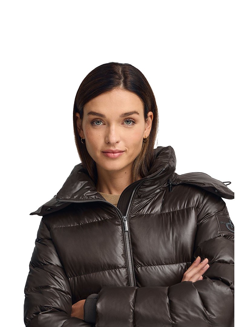 Casaco Acolchoado Ofelia Castanho