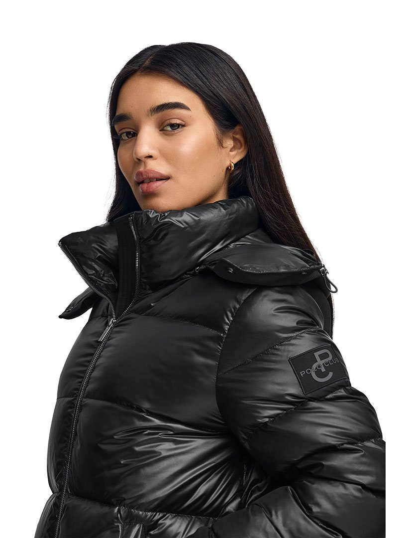 Casaco Acolchoado Olena Preto