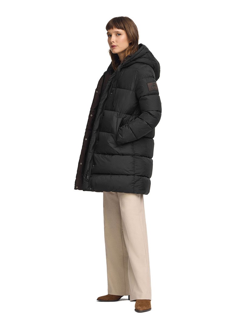 Casaco Reversível Gaia Preto-Castanho