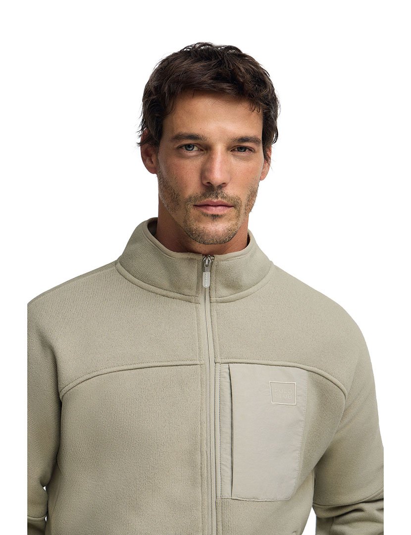 Sweatshirt Teddy Polar Verde