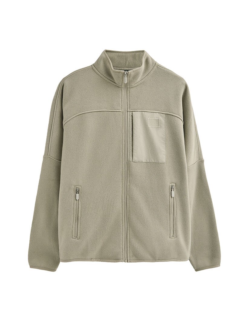 Sweatshirt Teddy Polar Verde