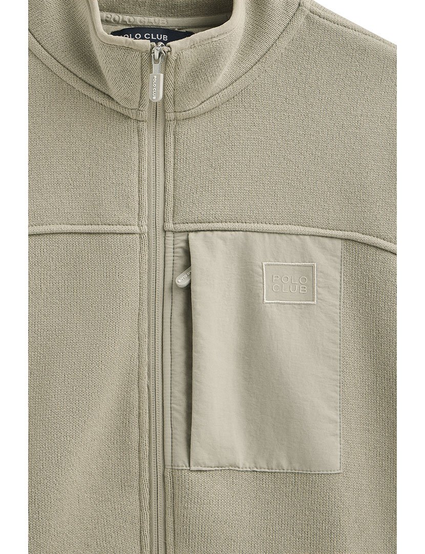 Sweatshirt Teddy Polar Verde