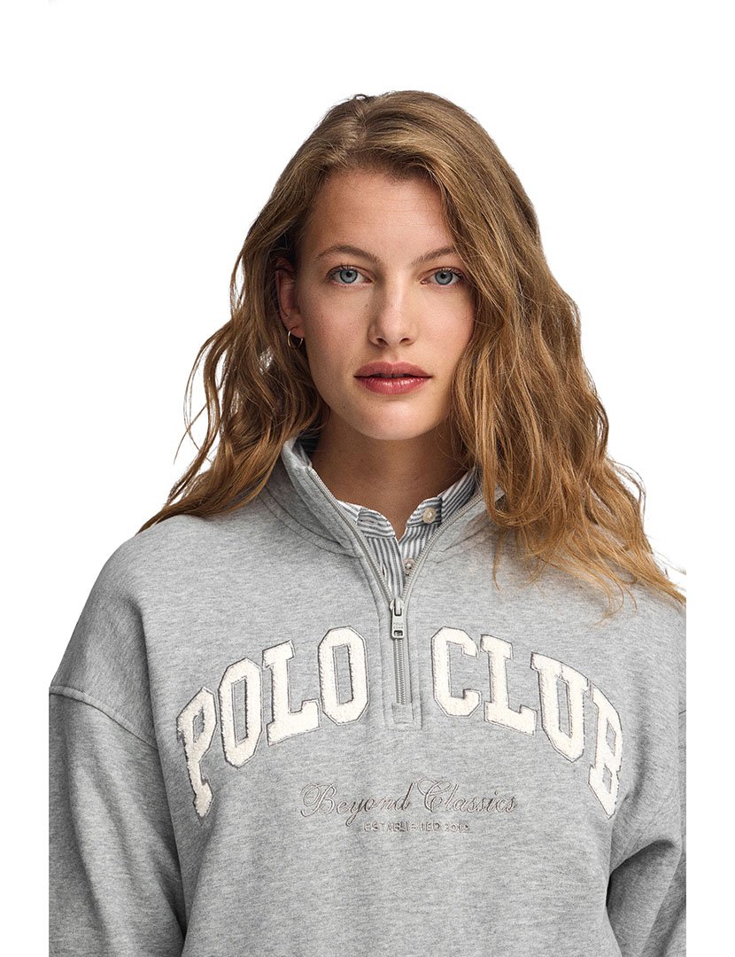 Sweatshirt Zoe Cinza