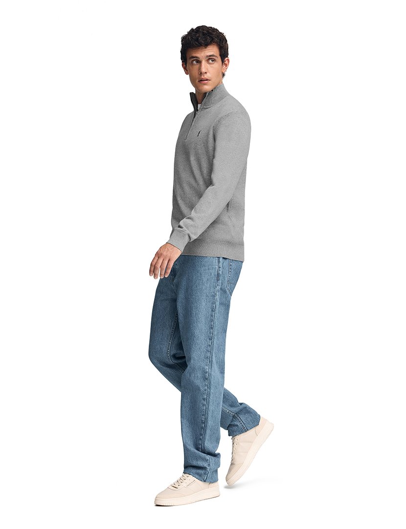 Pullover Rigby Go Zipper Wool Cinza