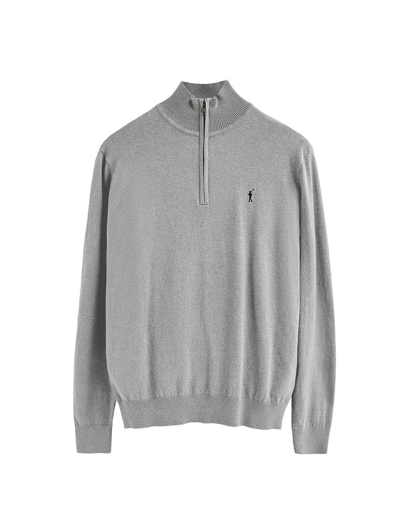 Pullover Rigby Go Zipper Wool Cinza