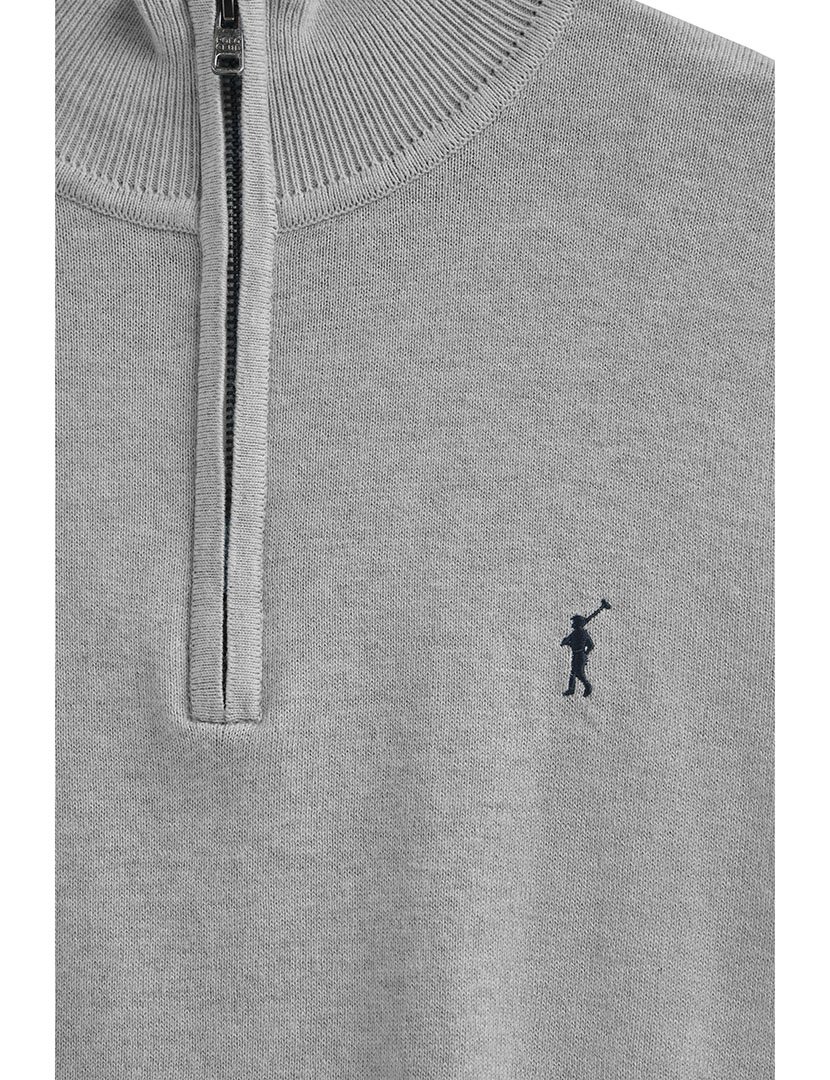 Pullover Rigby Go Zipper Wool Cinza