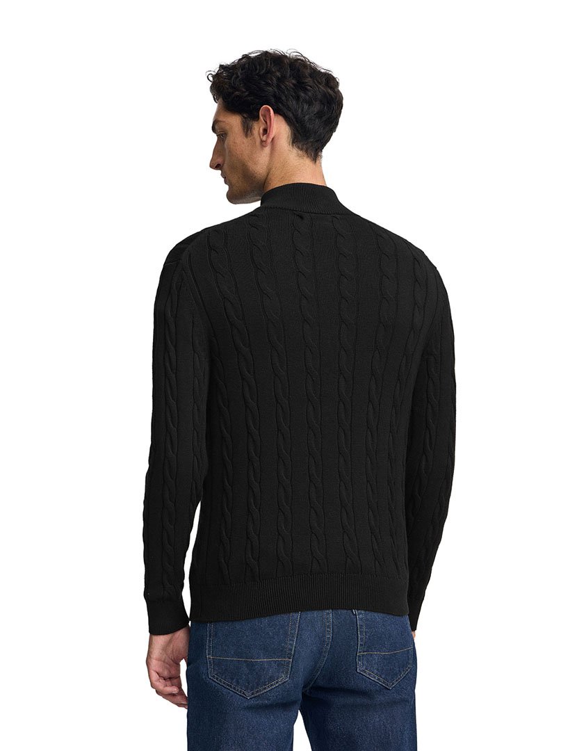 Pullover Rigby Go Zipper Wool Preto