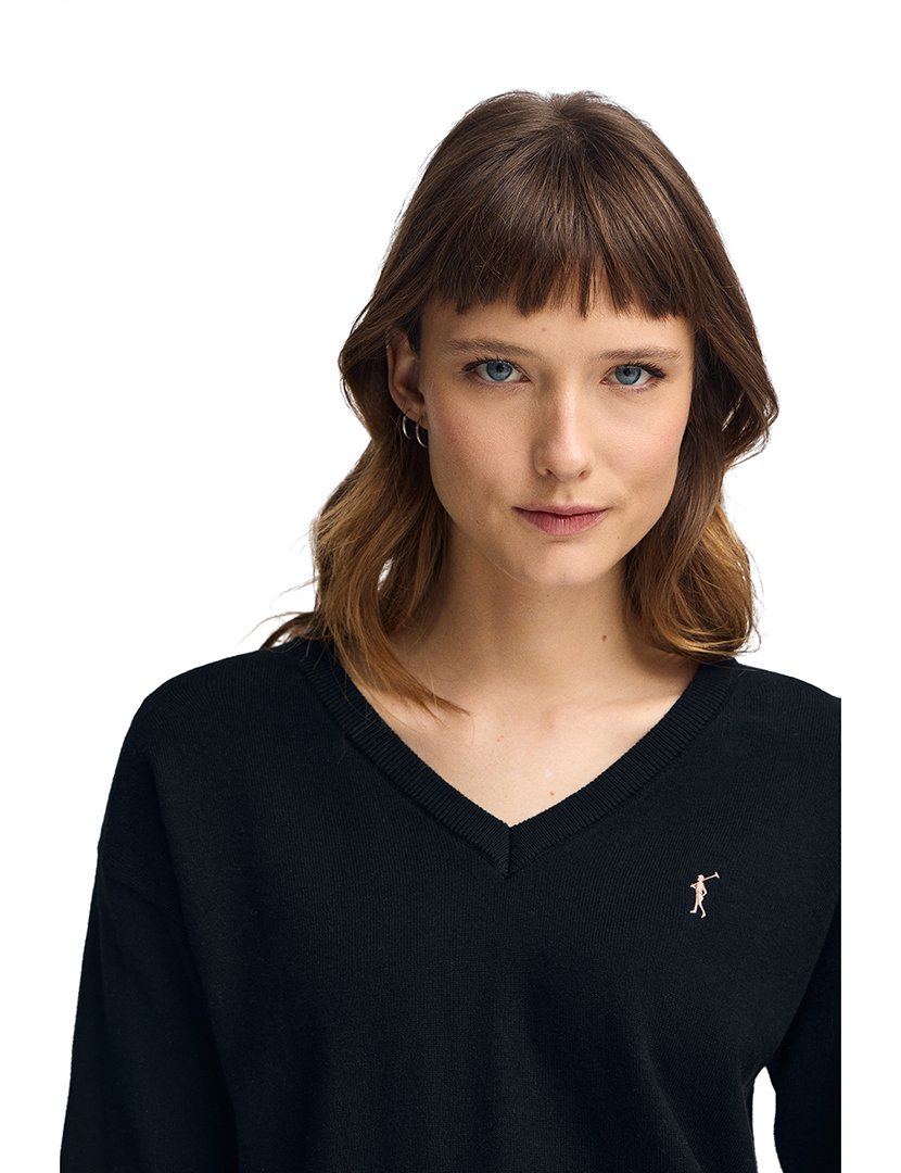 Pullover Rigby Go V Wool Preto