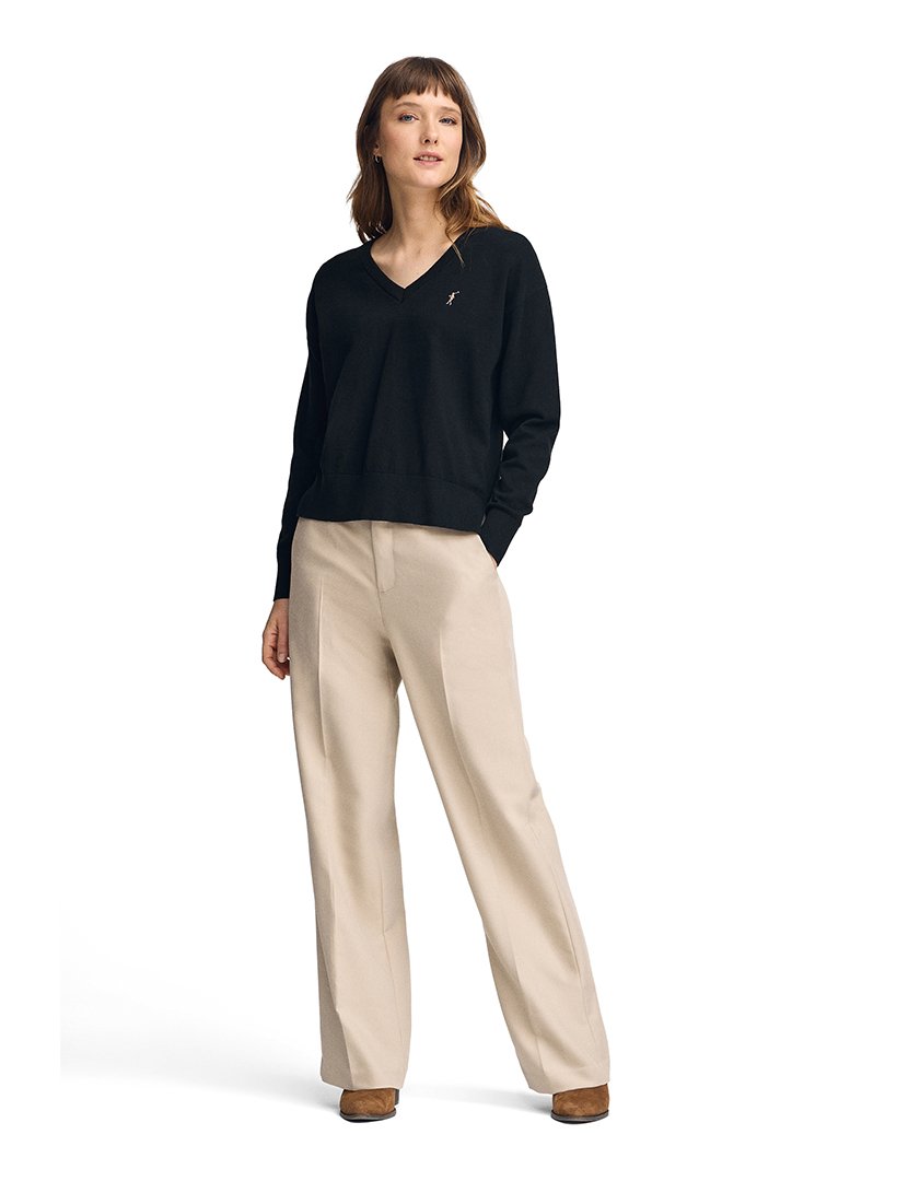 Pullover Rigby Go V Wool Preto