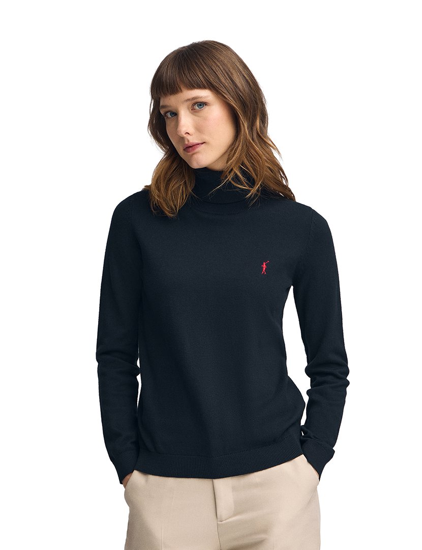 Pullover Rigby Go Turtleneck Wool Azul