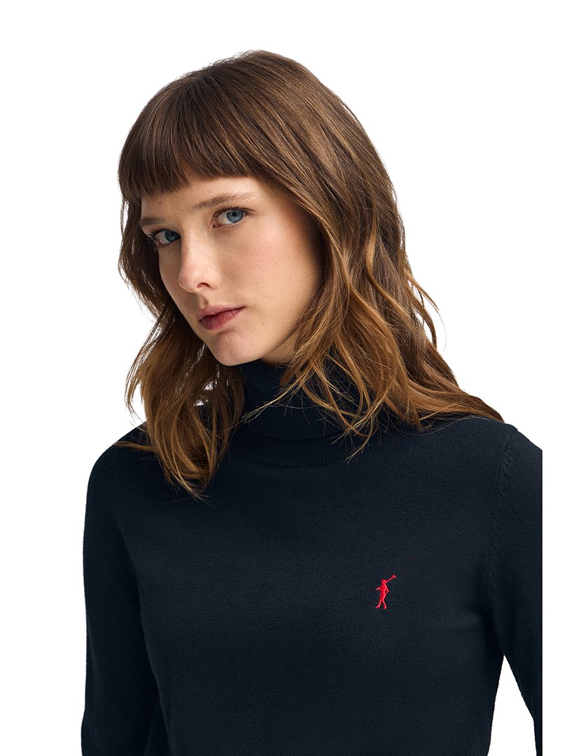 Pullover Rigby Go Turtleneck Wool Azul