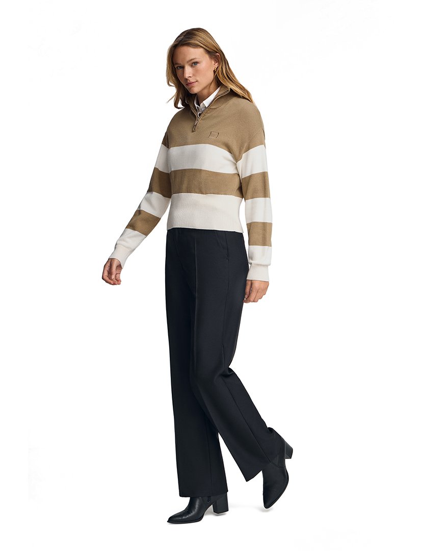 Pullover Kujes Stripe Castanho Claro - Bege