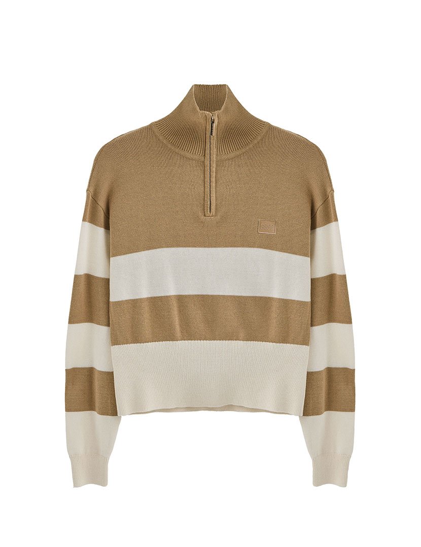 Pullover Kujes Stripe Castanho Claro - Bege