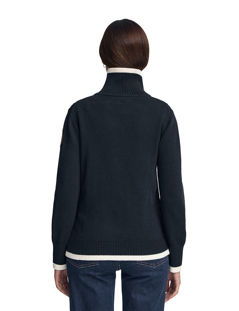 Cardigan Nautic Patch Azul