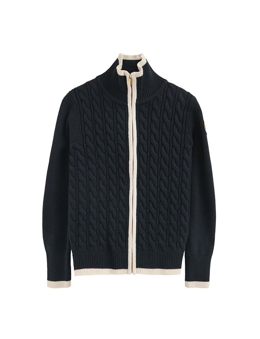 Cardigan Nautic Patch Azul