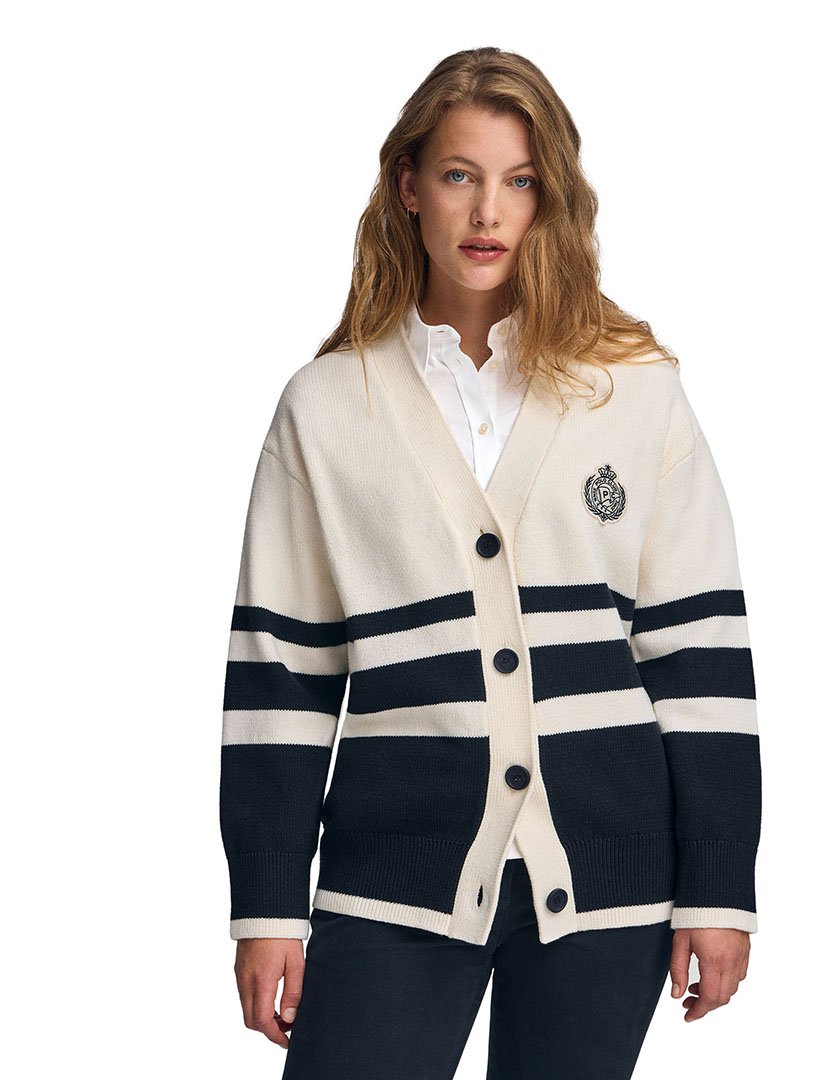 Pullover Kor Nautic Bege-Azul