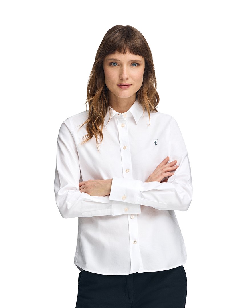 Camisa Manga Comprida Rigby Go Oxford Branco