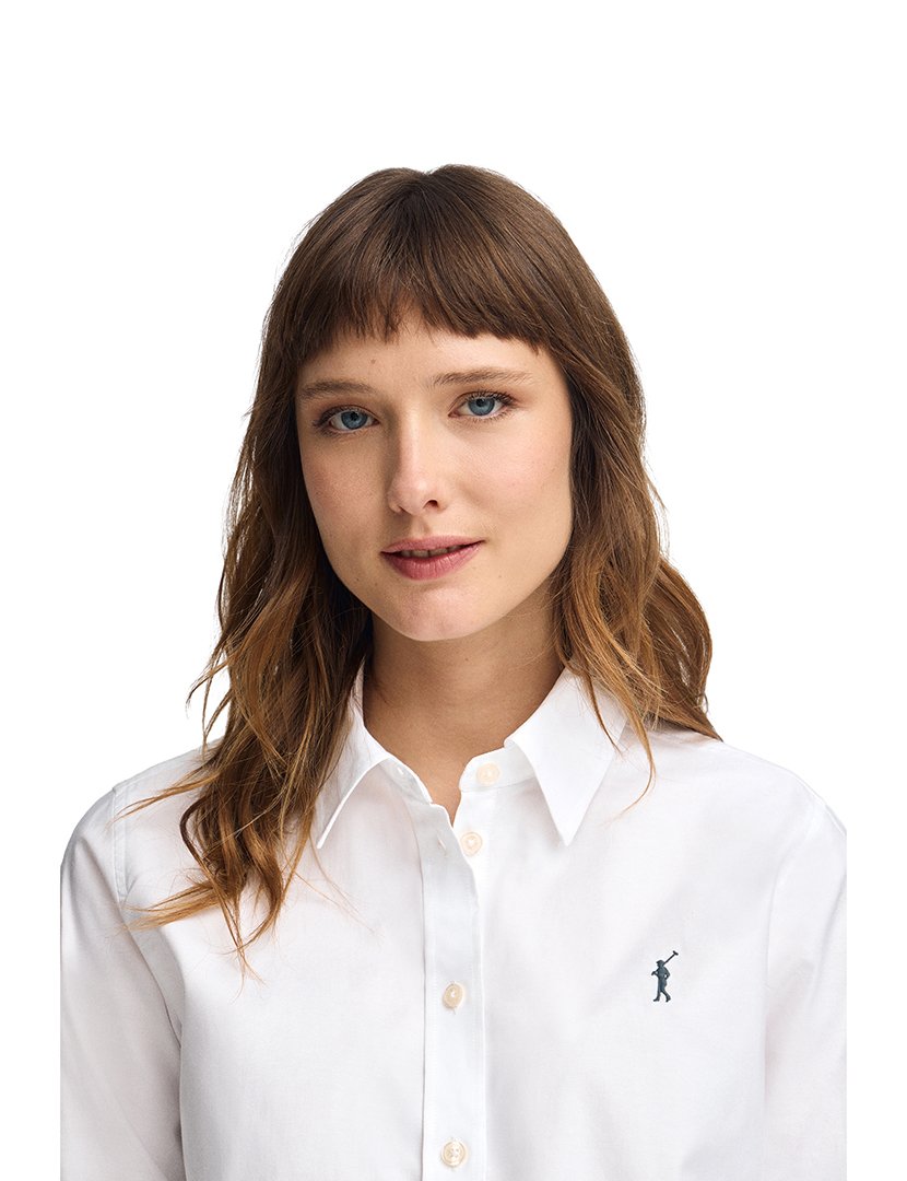 Camisa Manga Comprida Rigby Go Oxford Branco