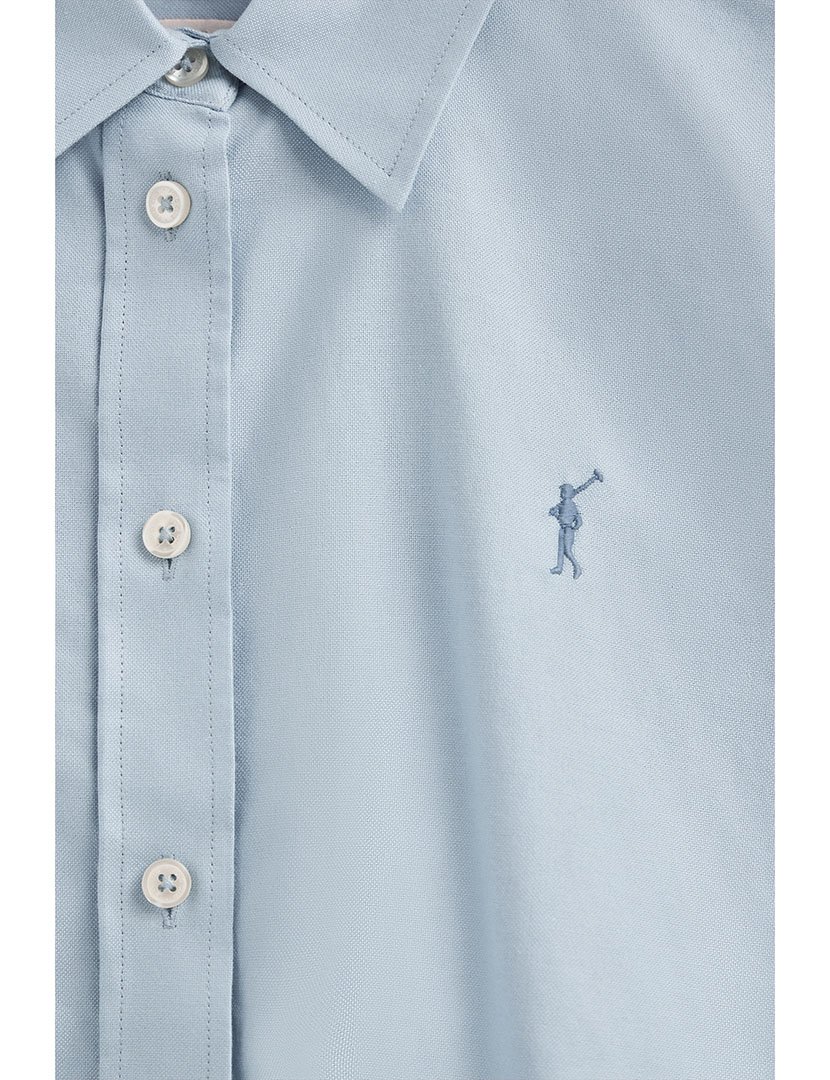 Camisa Manga Comprida Rigby Go Oxford Azul