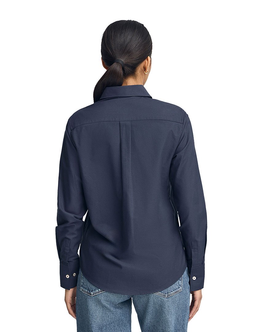 Camisa Manga Comprida Rigby Go Oxford Azul