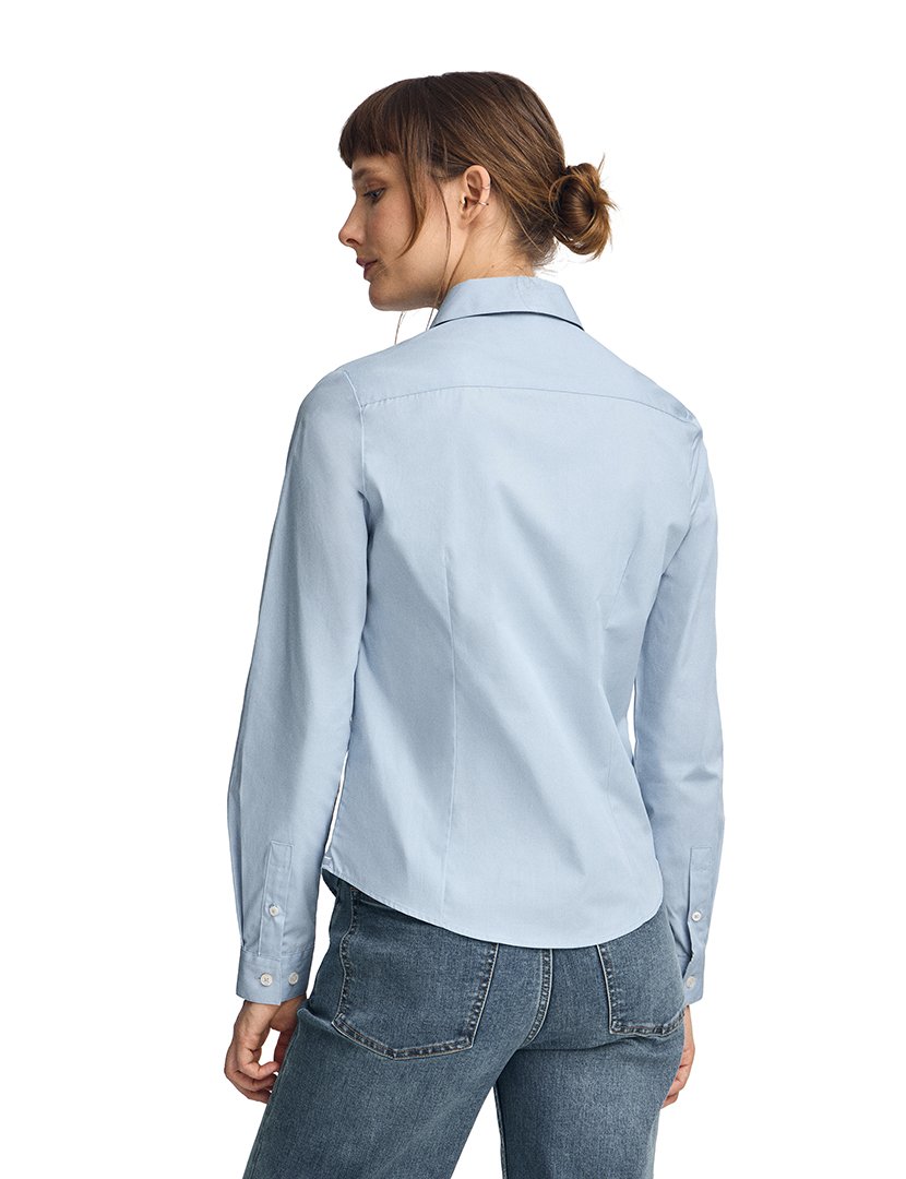 Camisa Manga Comprida Rigby Go Poplin Azul